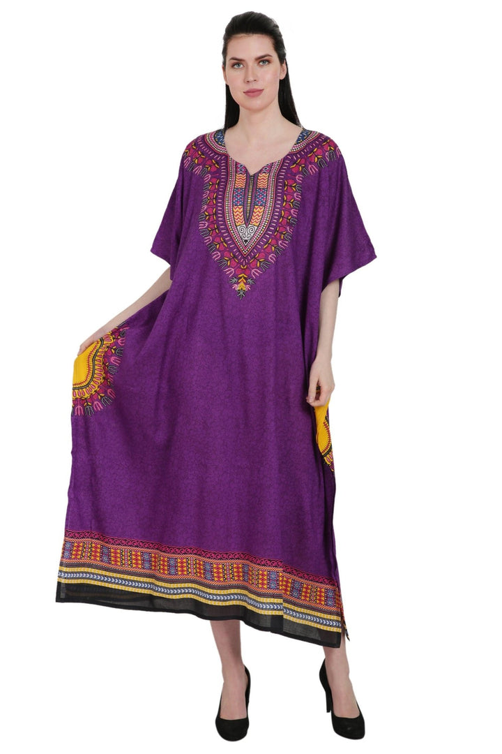 Dashiki Print Kaftan KAF-1001 - Advance Apparels Inc