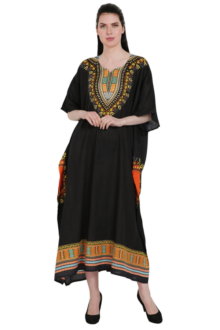 Dashiki Print Kaftan KAF-1001 - Advance Apparels Inc