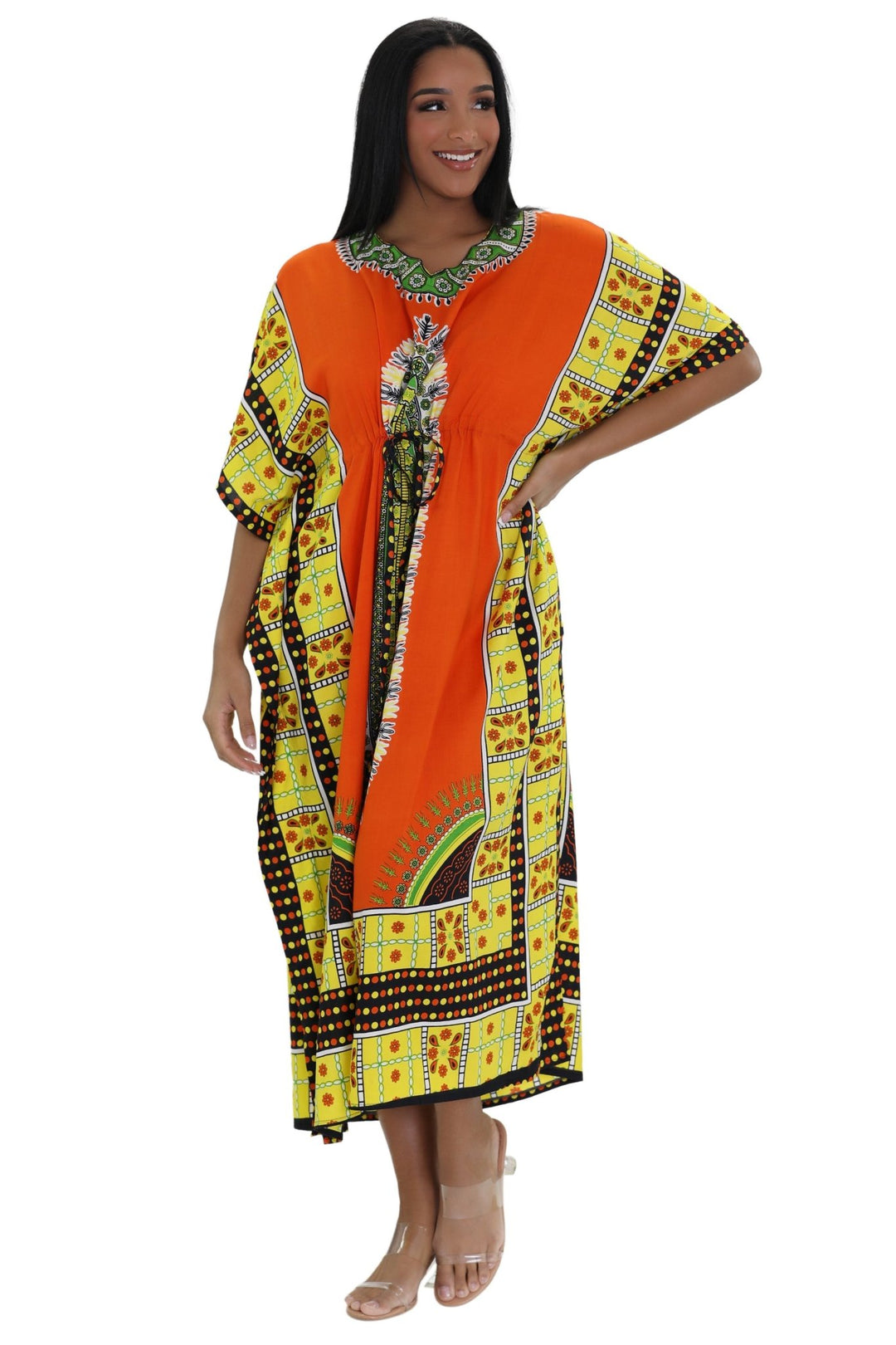 Dashiki Print One Size Kaftan KAF-1021 - Advance Apparels Inc