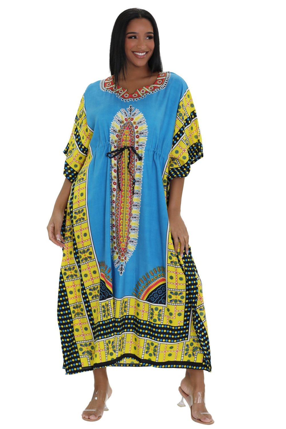 Dashiki Print One Size Kaftan KAF-1021 - Advance Apparels Inc