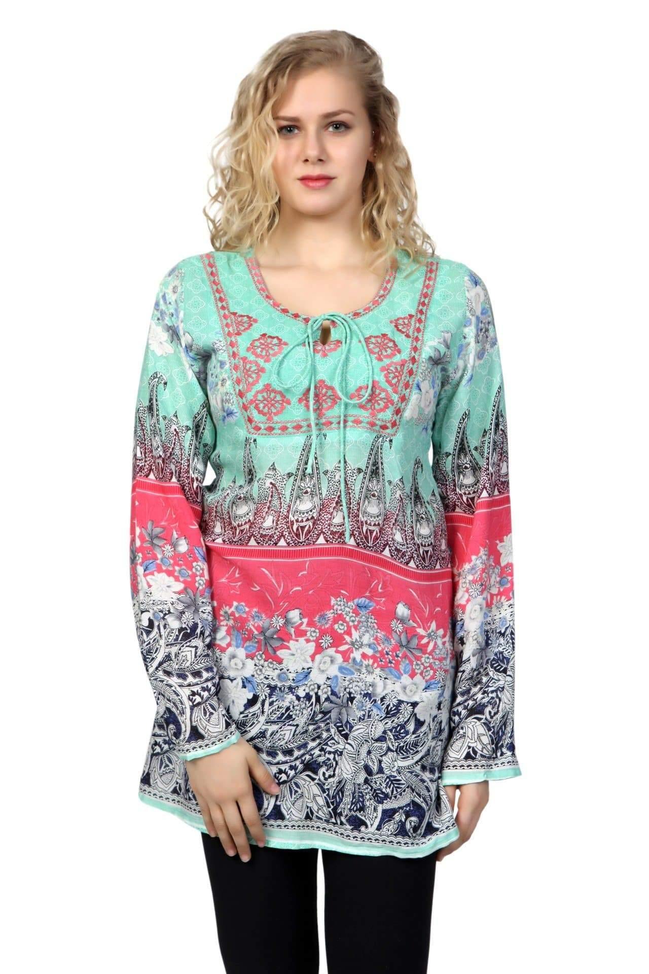 Digital Print Tunic 20172 - Advance Apparels Inc