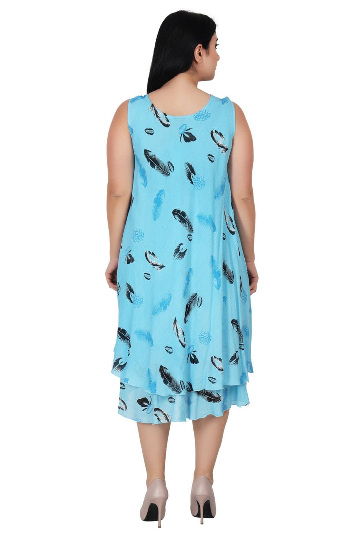 Double Layer Beach Dress 442220 - Advance Apparels Inc