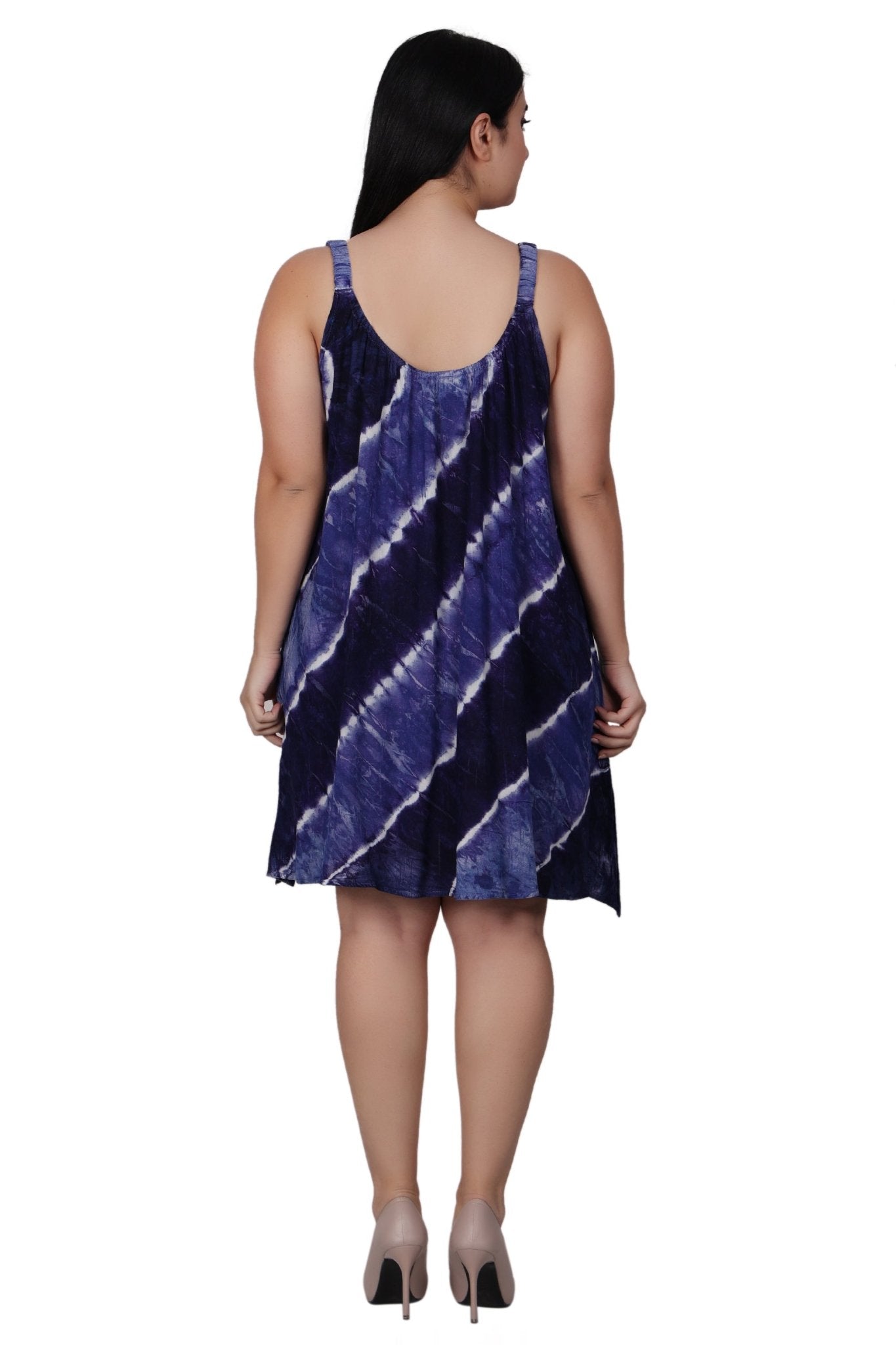 Elastic Strap Tie Dye Dress 362214EN - Advance Apparels Inc