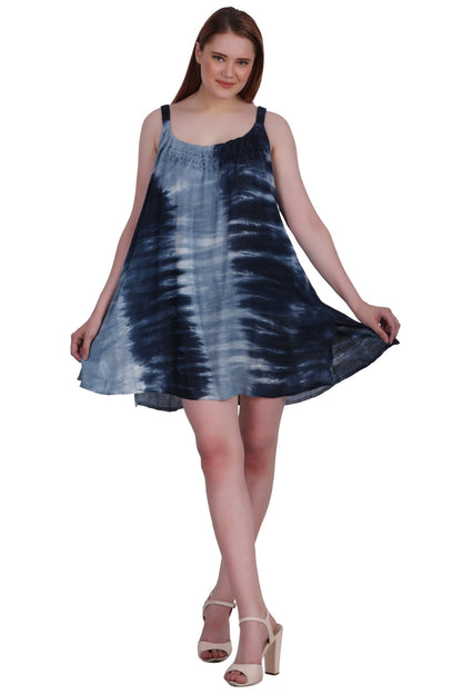 Elastic Strap Tie Dye Dress 362215EN - Advance Apparels Inc