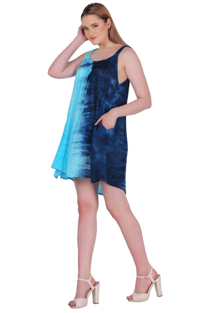 Elastic Strap Tie Dye Dress 362215EN - Advance Apparels Inc