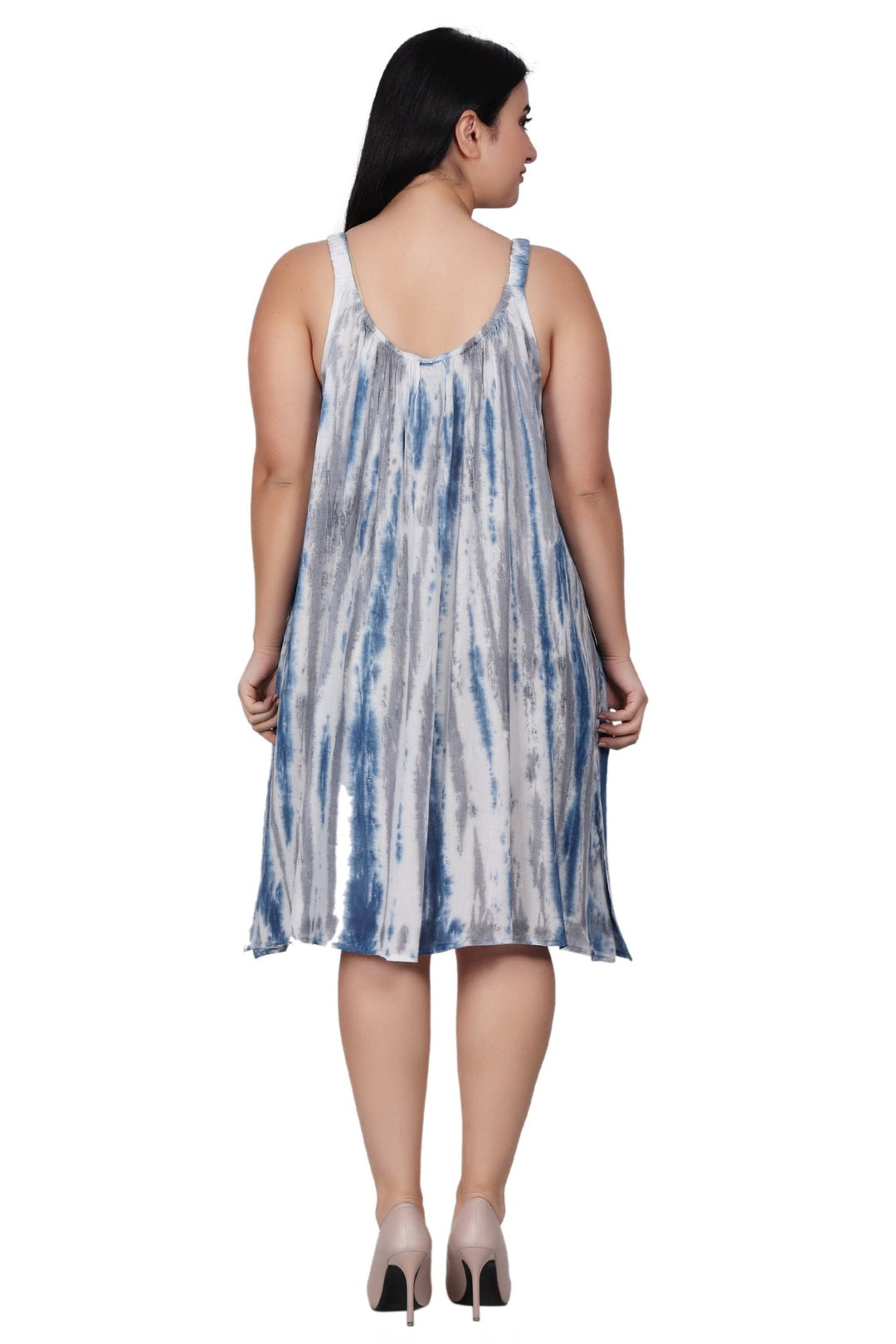 Elastic Strap Tie Dye Dress 362216EN - Advance Apparels Inc