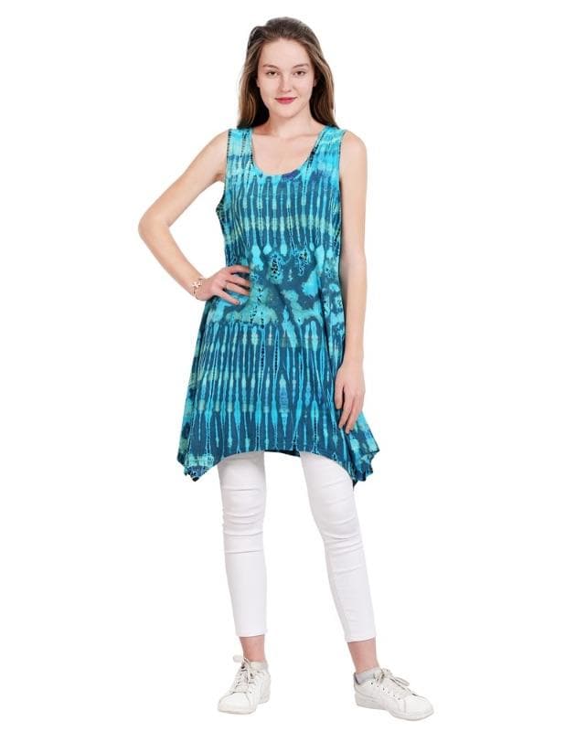 Fairytale Bottom Spandex Tie Dye Dress 19445 - Advance Apparels Inc