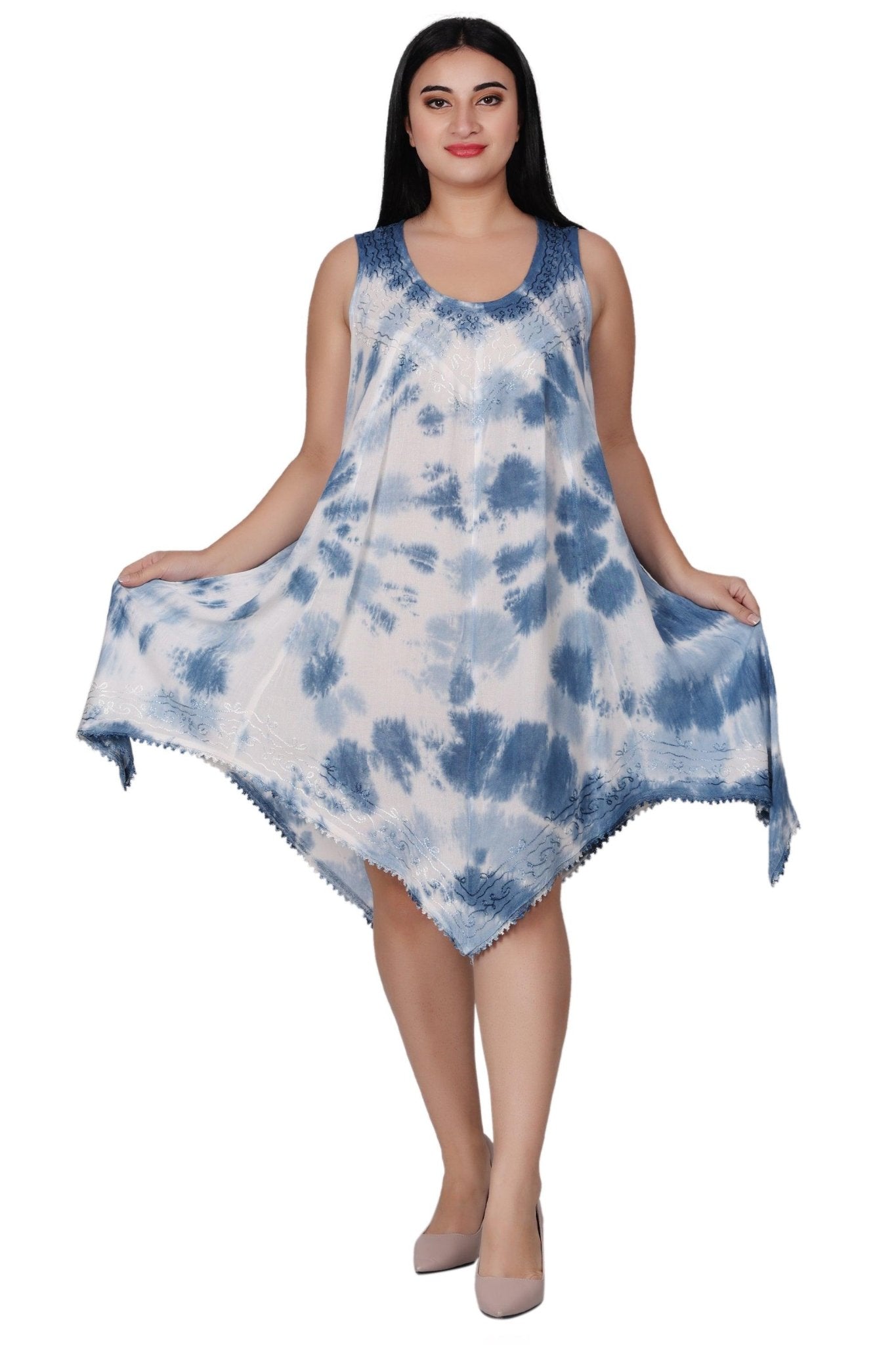 Fairytale Bottom Tie Dye Dress 422141FT - Advance Apparels Inc