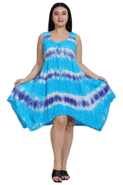 Fairytale Bottom Tie Dye Dress 422188-FTD - Advance Apparels Inc