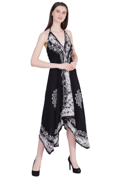 Halter Top Scarf Dress 1457 - Advance Apparels Inc