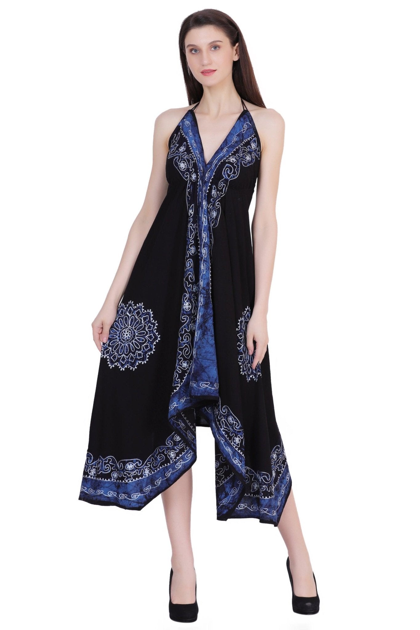 Halter Top Scarf Dress 1457 - Advance Apparels Inc