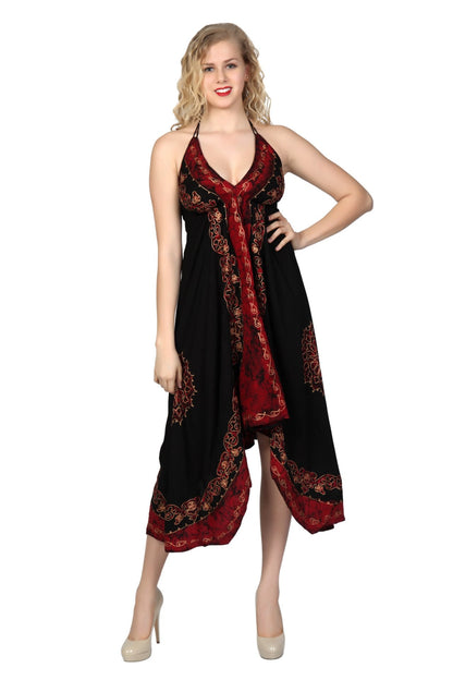 Halter Top Scarf Dress 1457 - Advance Apparels Inc