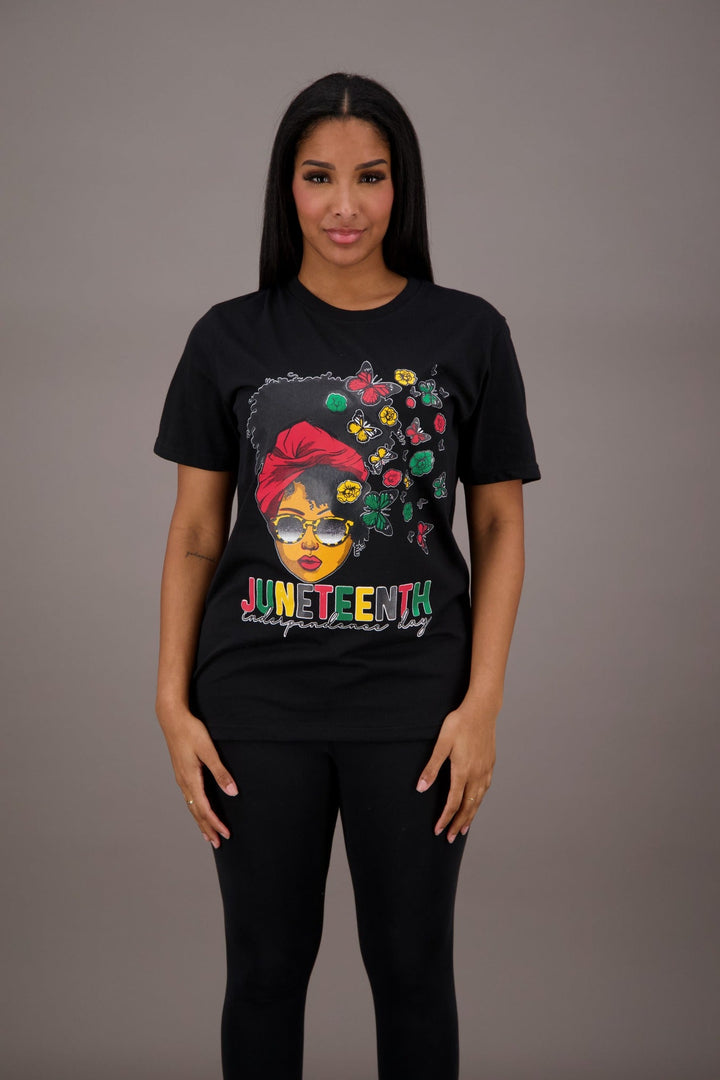 Juneteenth Butterfly Tee JT-2411 - Advance Apparels Inc