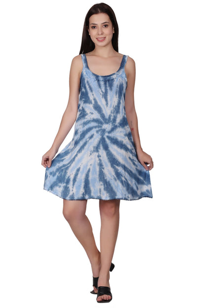 Laced Tie Dye Beach Dress 362212LACE - Advance Apparels Inc