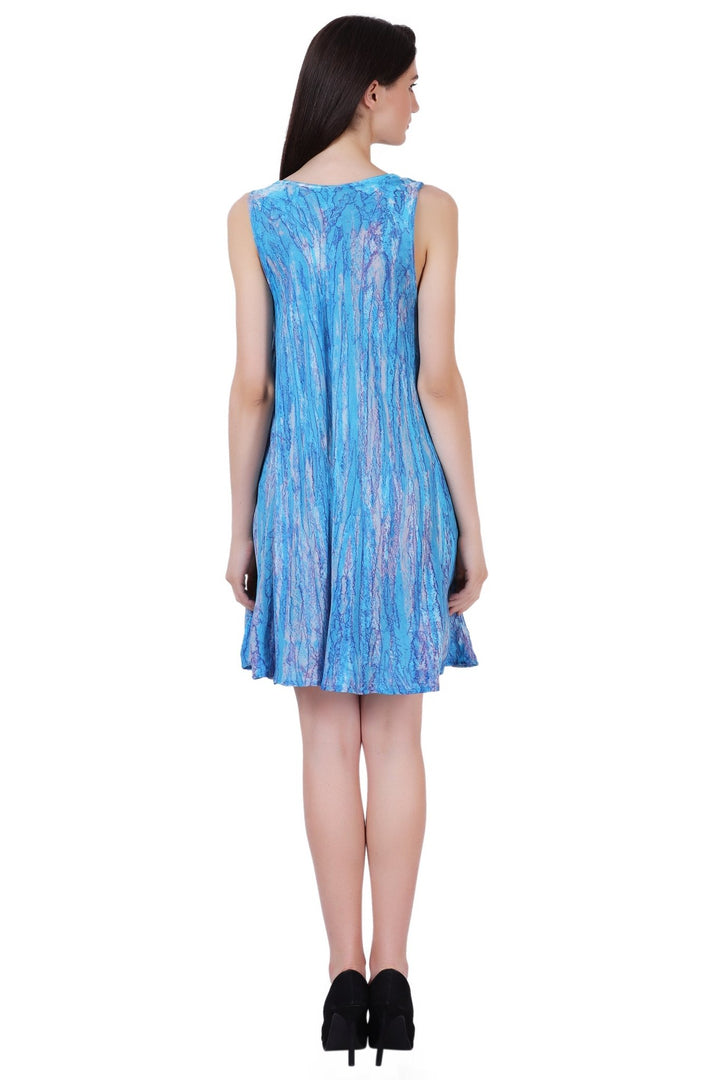 Marble Tie Dye Dress 362106 - Advance Apparels Inc