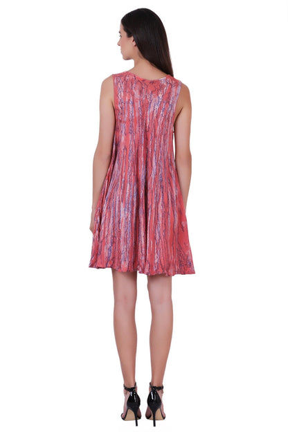 Marble Tie Dye Dress 362106 - Advance Apparels Inc