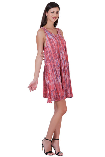 Marble Tie Dye Dress 362106 - Advance Apparels Inc