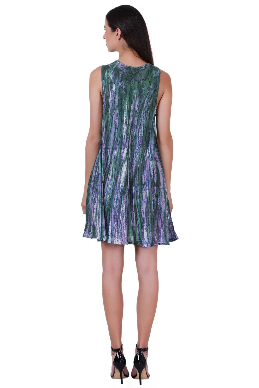 Marble Tie Dye Dress 362106 - Advance Apparels Inc