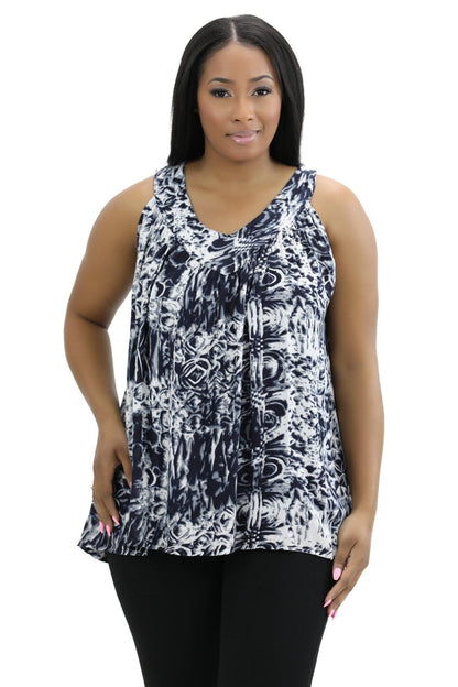 Marble Tie Dye Tank Top 17250 - Advance Apparels Inc