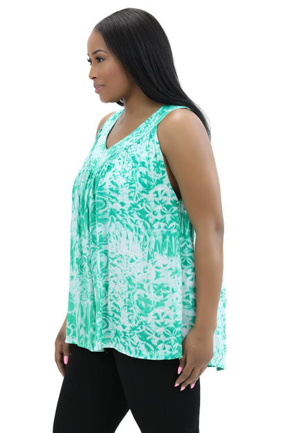 Marble Tie Dye Tank Top 17250 - Advance Apparels Inc