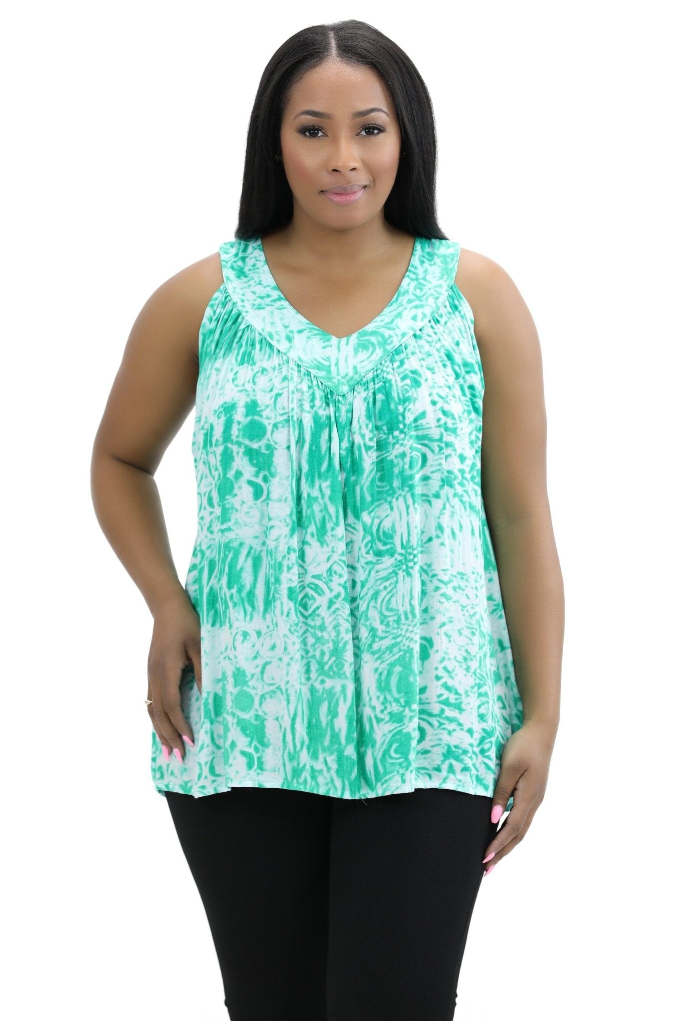 Marble Tie Dye Tank Top 17250 - Advance Apparels Inc