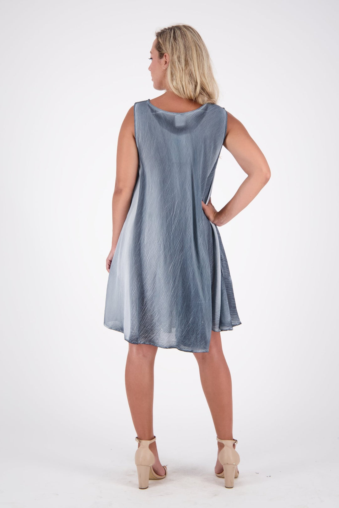 Mineral Wash Beach Dress w/ Pockets 17608 - Advance Apparels Inc