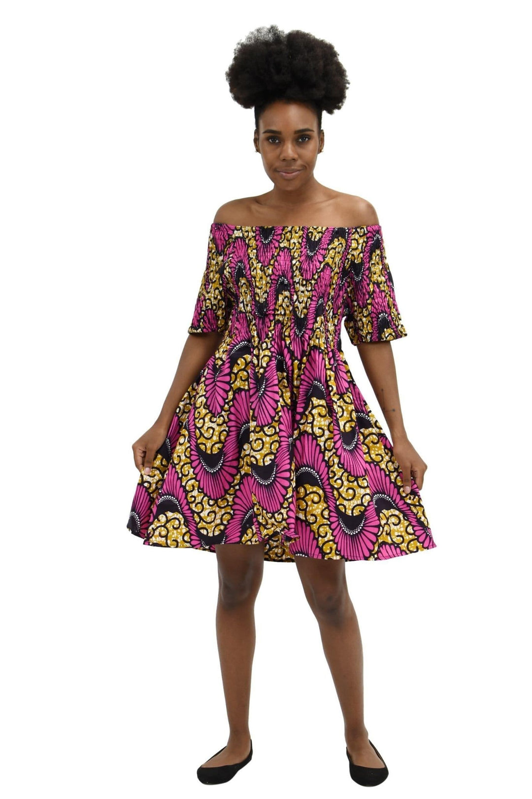 Nairobi African Print Dress 2160 - Advance Apparels Inc