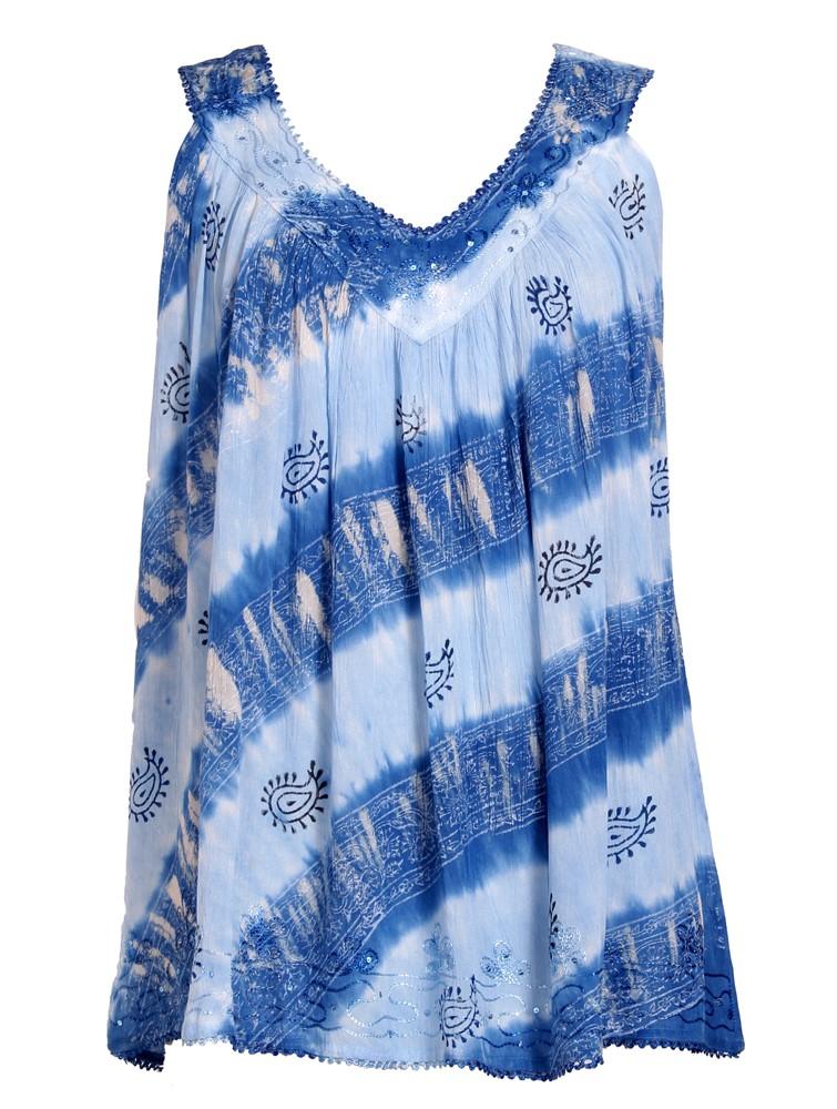 Native Print Tie Dye Tanktop 18714 - Advance Apparels Inc