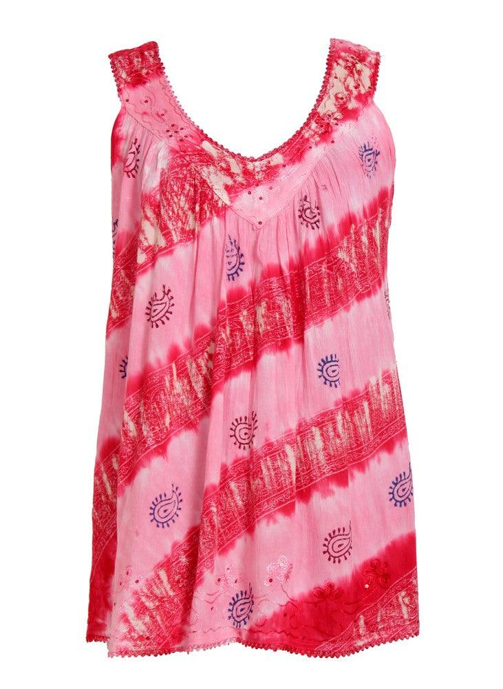 Native Print Tie Dye Tanktop 18714 - Advance Apparels Inc