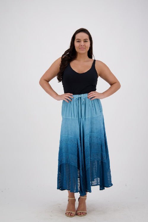 Ombre Dye Renaissance Skirt 13229 - Advance Apparels Inc