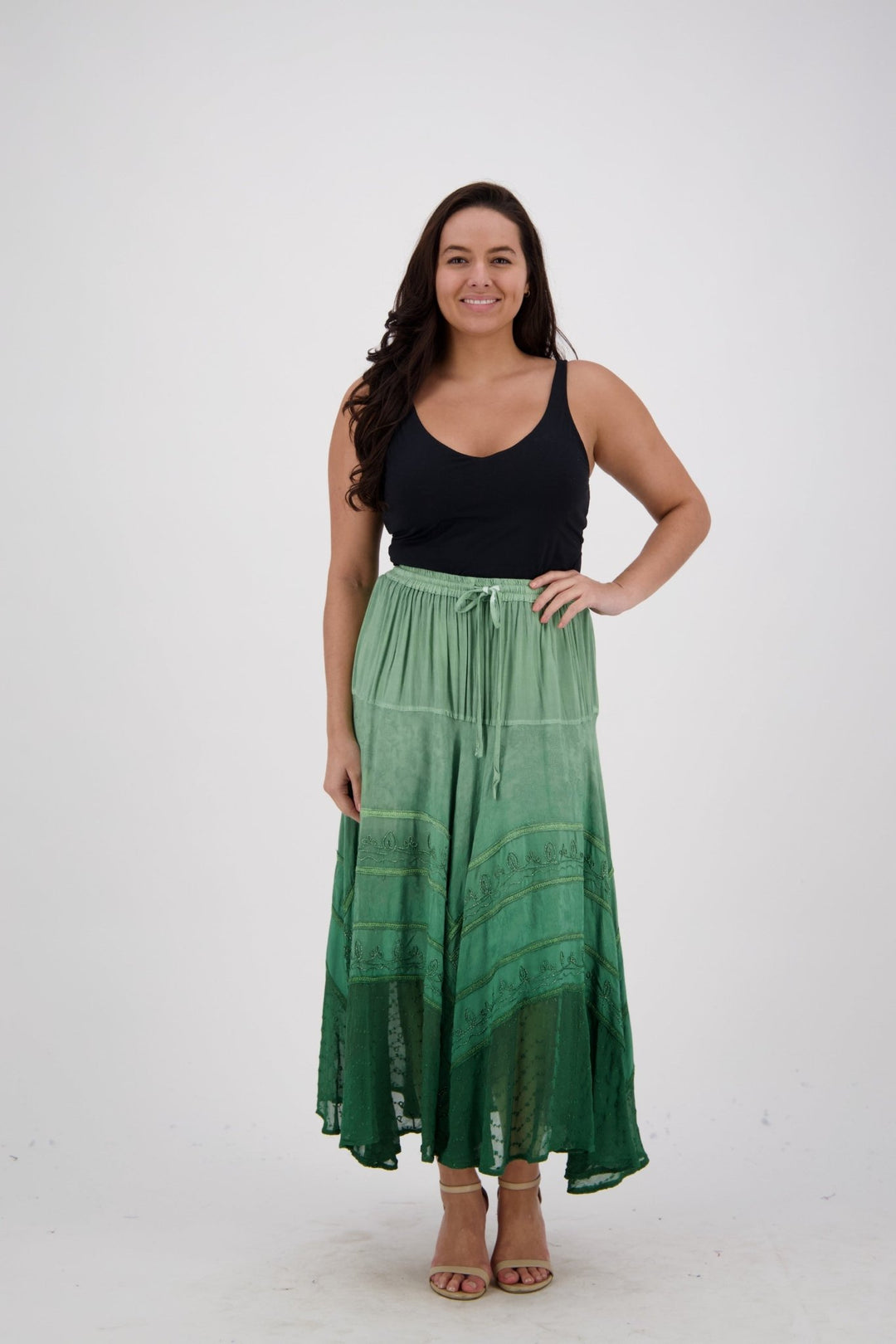 Ombre Dye Renaissance Skirt 13229 - Advance Apparels Inc