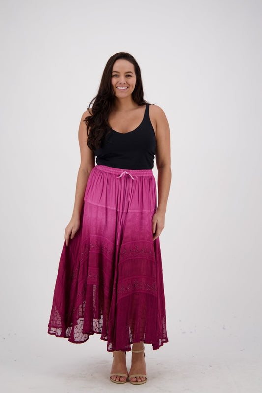 Ombre Dye Renaissance Skirt 13229 - Advance Apparels Inc