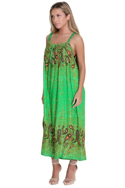 Paisley Print Resort Dress TH-2027B - Advance Apparels Inc