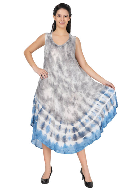 Pastel Tie Dye Beach Dress 482156 - Advance Apparels Inc