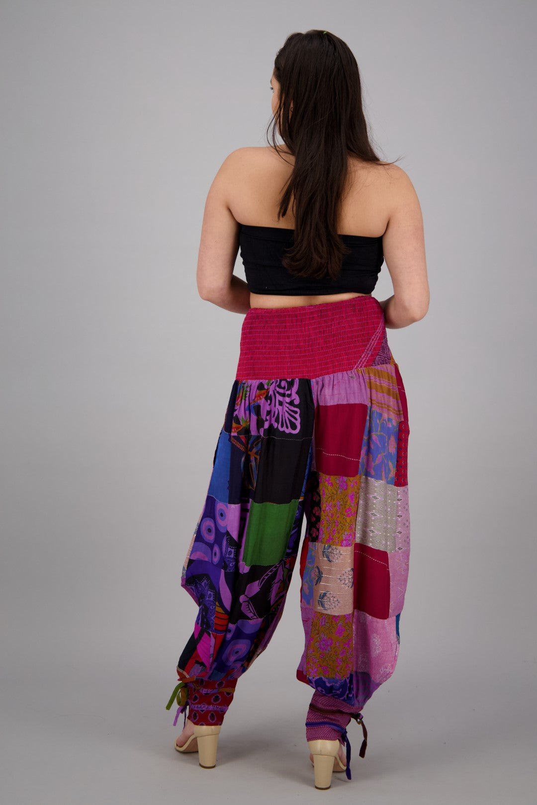 Patchwork Harem Pants PAT-3291 - Advance Apparels Inc