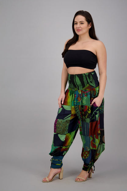 Patchwork Harem Pants PAT-3291 - Advance Apparels Inc