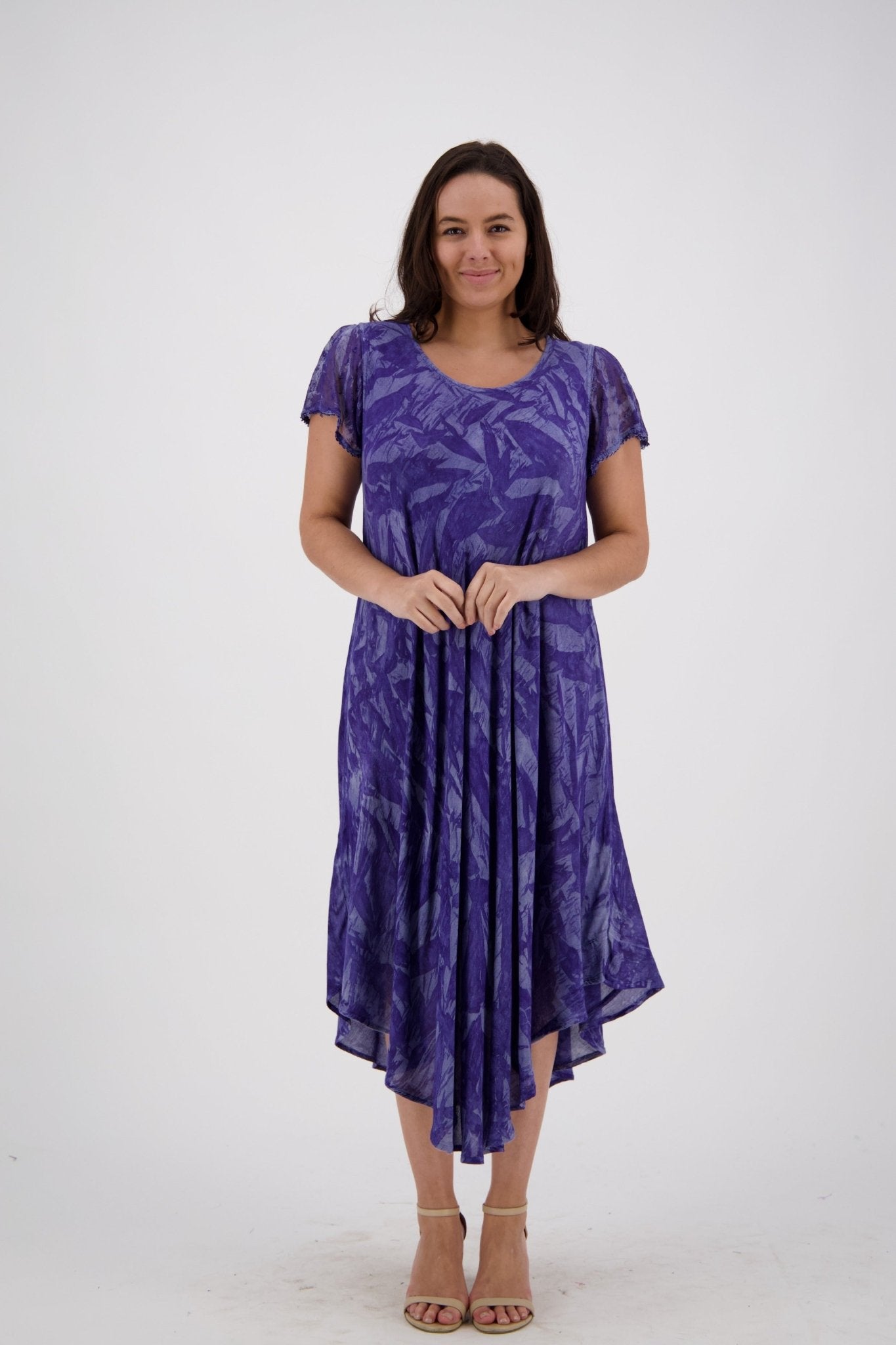 Phuket Tie Dye A-Line Beach Dress UDS52-2433 - Advance Apparels Inc