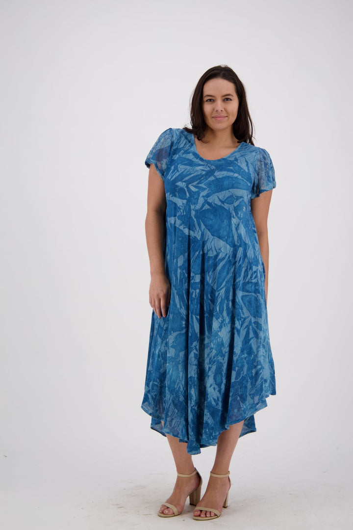 Phuket Tie Dye A-Line Beach Dress UDS52-2433 - Advance Apparels Inc