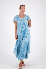 Phuket Tie Dye A-Line Beach Dress UDS52-2433 - Advance Apparels Inc