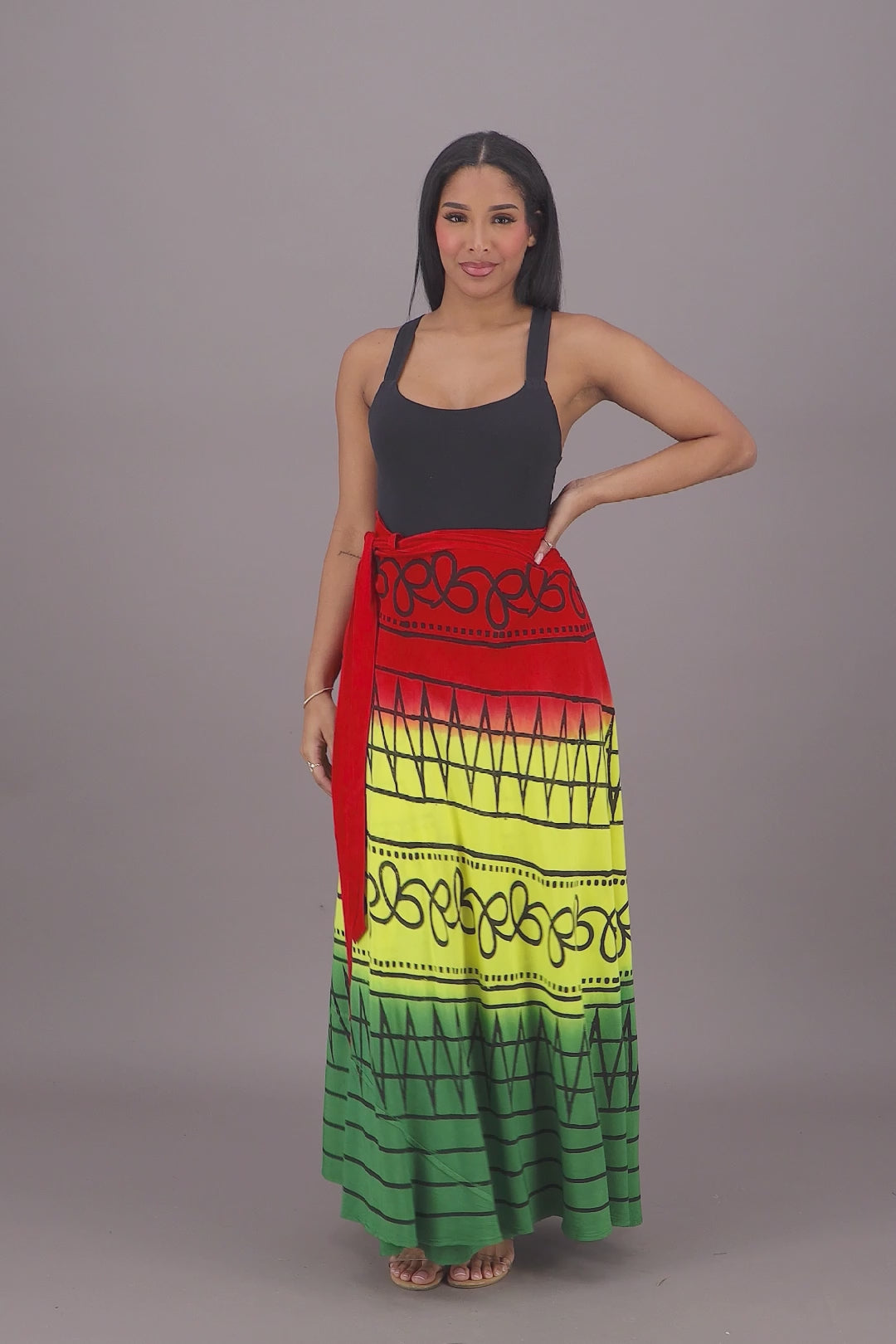 Rasta Wrap Skirt 24786