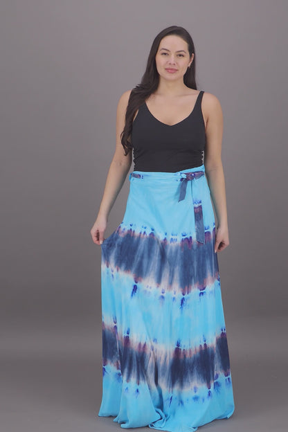 Tie Dye Wrap Skirt/Dress 24789