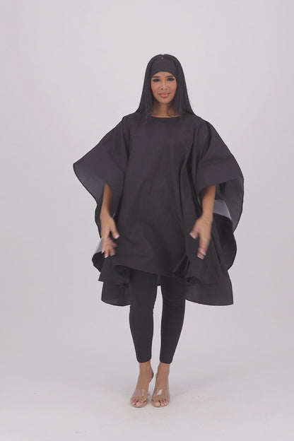 Oversized Cape Dress AD-25032