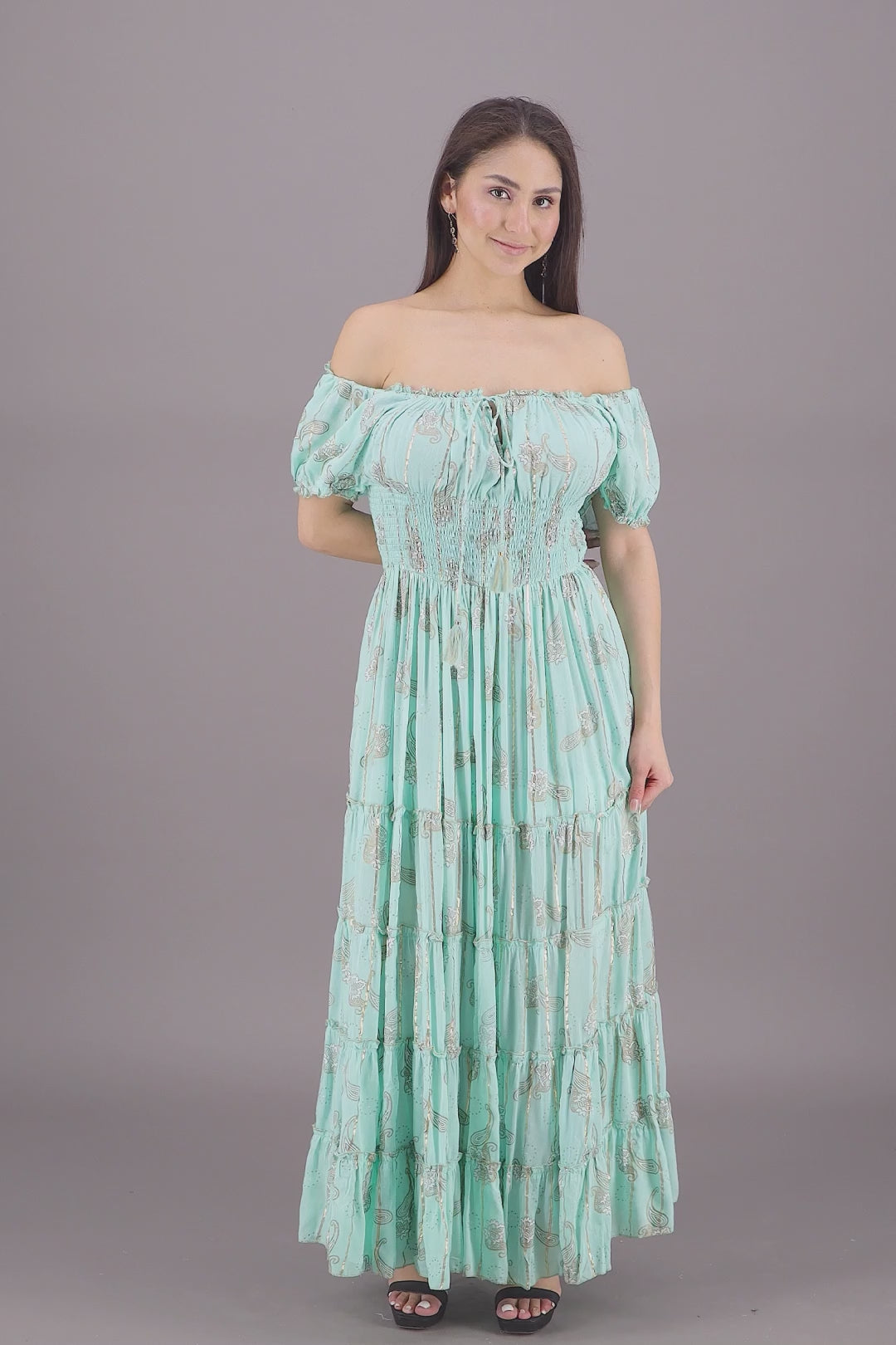 Emile Sleeved Boho Dress 24912