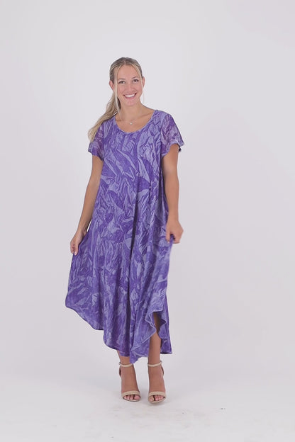 Phuket Tie Dye A-Line Beach Dress UDS52-2433