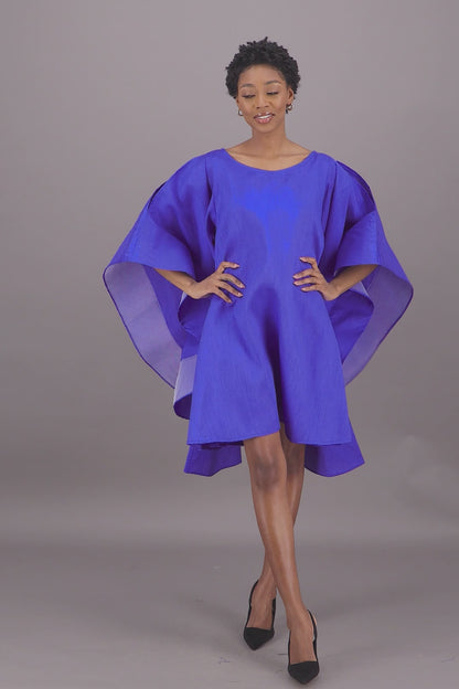 Oversized Cape Dress AD-25032