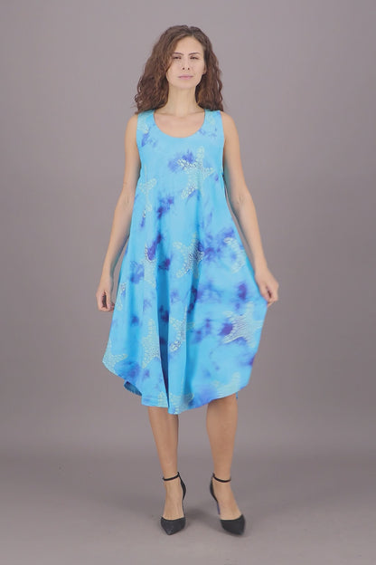 Starfish Pattern Beach Dress 17148