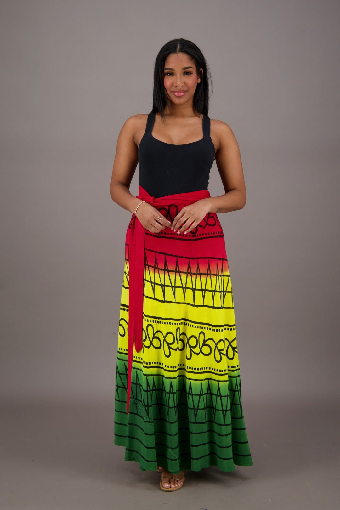 Rasta Wrap Skirt 24786 - Advance Apparels Inc