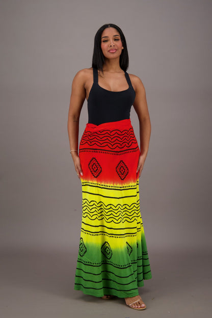 Rasta Wrap Skirt 24787 - Advance Apparels Inc