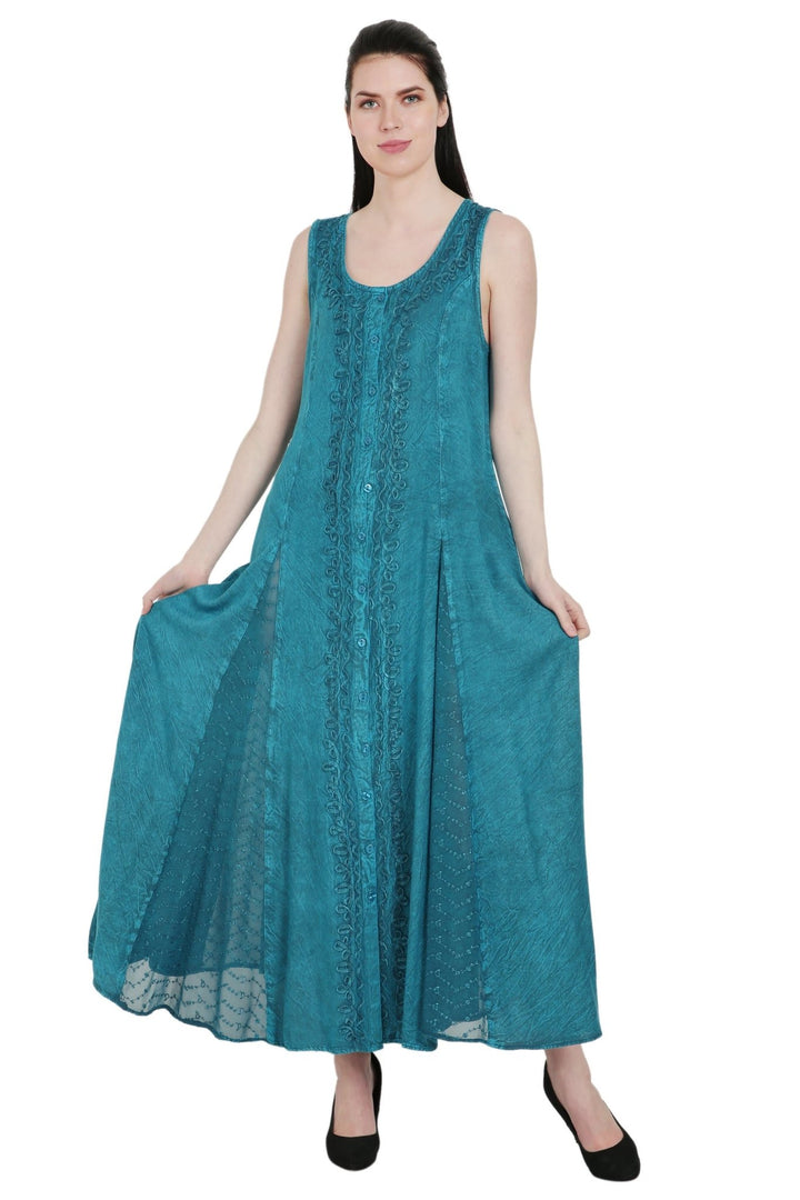 Sleeveless Celtic Dress (S/M - 1X/2X) 4 Colors ADL-20322 - Advance Apparels Inc