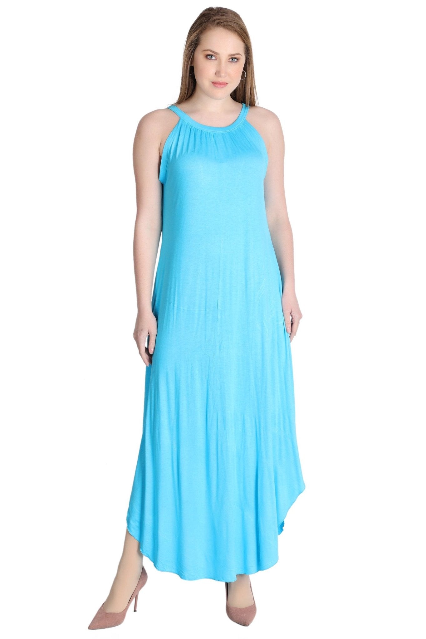 Solid Color Dress 30329 - Advance Apparels Inc